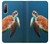 W3899 Sea Turtle Hülle Schutzhülle Taschen und Leder Flip für Sony Xperia 10 II
