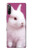 W3870 Cute Baby Bunny Hülle Schutzhülle Taschen und Leder Flip für Sony Xperia L4