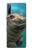 W3871 Cute Baby Hippo Hippopotamus Hülle Schutzhülle Taschen und Leder Flip für Sony Xperia L4