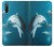 W3878 Dolphin Hülle Schutzhülle Taschen und Leder Flip für Sony Xperia L4