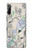 W3882 Flying Enroute Chart Hülle Schutzhülle Taschen und Leder Flip für Sony Xperia L4