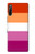 W3887 Lesbian Pride Flag Hülle Schutzhülle Taschen und Leder Flip für Sony Xperia L4