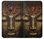 W3874 Buddha Face Ohm Symbol Hülle Schutzhülle Taschen und Leder Flip für Sony Xperia XA2