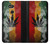 W3890 Reggae Rasta Flag Smoke Hülle Schutzhülle Taschen und Leder Flip für Sony Xperia XA2