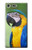 W3888 Macaw Face Bird Hülle Schutzhülle Taschen und Leder Flip für Sony Xperia XZ Premium