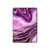 W3896 Purple Marble Gold Streaks Tablet Hülle Schutzhülle Taschen für iPad mini 6, iPad mini (2021)