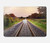W3866 Railway Straight Train Track Hülle Schutzhülle Taschen für MacBook Air 13″ - A1369, A1466