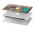 W3879 Retro Music Doodle Hülle Schutzhülle Taschen für MacBook Air 13″ - A1932, A2179, A2337