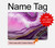 W3896 Purple Marble Gold Streaks Hülle Schutzhülle Taschen für MacBook Pro 13″ - A1706, A1708, A1989, A2159, A2289, A2251, A2338