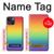 W3698 LGBT Gradient Pride Flag Hülle Schutzhülle Taschen und Leder Flip für iPhone 14