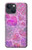 W3710 Pink Love Heart Hülle Schutzhülle Taschen und Leder Flip für iPhone 14