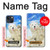 W3794 Arctic Polar Bear and Seal Paint Hülle Schutzhülle Taschen und Leder Flip für iPhone 14