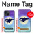 W3807 Killer Whale Orca Moon Pastel Fantasy Hülle Schutzhülle Taschen und Leder Flip für iPhone 14