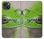 W3845 Green frog Hülle Schutzhülle Taschen und Leder Flip für iPhone 14