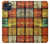 W3861 Colorful Container Block Hülle Schutzhülle Taschen und Leder Flip für iPhone 14