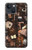 W3877 Dark Academia Hülle Schutzhülle Taschen und Leder Flip für iPhone 14