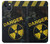 W3891 Nuclear Hazard Danger Hülle Schutzhülle Taschen und Leder Flip für iPhone 14