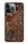 W2714 Rust Steel Texture Graphic Printed Hülle Schutzhülle Taschen und Leder Flip für iPhone 14 Pro