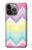 W3514 Rainbow Zigzag Hülle Schutzhülle Taschen und Leder Flip für iPhone 14 Pro