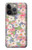 W3688 Floral Flower Art Pattern Hülle Schutzhülle Taschen und Leder Flip für iPhone 14 Pro