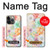 W3705 Pastel Floral Flower Hülle Schutzhülle Taschen und Leder Flip für iPhone 14 Pro