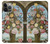 W3749 Vase of Flowers Hülle Schutzhülle Taschen und Leder Flip für iPhone 14 Pro