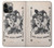 W3818 Vintage Playing Card Hülle Schutzhülle Taschen und Leder Flip für iPhone 14 Pro