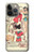 W3820 Vintage Cowgirl Fashion Paper Doll Hülle Schutzhülle Taschen und Leder Flip für iPhone 14 Pro