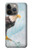 W3843 Bald Eagle On Ice Hülle Schutzhülle Taschen und Leder Flip für iPhone 14 Pro