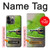 W3845 Green frog Hülle Schutzhülle Taschen und Leder Flip für iPhone 14 Pro