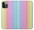 W3849 Colorful Vertical Colors Hülle Schutzhülle Taschen und Leder Flip für iPhone 14 Pro