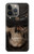 W3852 Steampunk Skull Hülle Schutzhülle Taschen und Leder Flip für iPhone 14 Pro