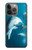 W3878 Dolphin Hülle Schutzhülle Taschen und Leder Flip für iPhone 14 Pro