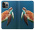 W3899 Sea Turtle Hülle Schutzhülle Taschen und Leder Flip für iPhone 14 Pro