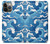 W3901 Aesthetic Storm Ocean Waves Hülle Schutzhülle Taschen und Leder Flip für iPhone 14 Pro