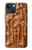 W1307 Fish Wood Carving Graphic Printed Hülle Schutzhülle Taschen und Leder Flip für iPhone 14 Plus