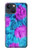 W2757 Monster Fur Skin Pattern Graphic Hülle Schutzhülle Taschen und Leder Flip für iPhone 14 Plus