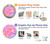 W3444 Digital Art Colorful Liquid Hülle Schutzhülle Taschen und Leder Flip für iPhone 14 Plus