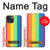 W3699 LGBT Pride Hülle Schutzhülle Taschen und Leder Flip für iPhone 14 Plus