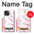 W3707 Pink Cherry Blossom Spring Flower Hülle Schutzhülle Taschen und Leder Flip für iPhone 14 Plus