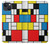 W3814 Piet Mondrian Line Art Composition Hülle Schutzhülle Taschen und Leder Flip für iPhone 14 Plus