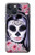 W3821 Sugar Skull Steam Punk Girl Gothic Hülle Schutzhülle Taschen und Leder Flip für iPhone 14 Plus