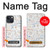 W3903 Travel Stamps Hülle Schutzhülle Taschen und Leder Flip für iPhone 14 Plus