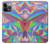 W3597 Holographic Photo Printed Hülle Schutzhülle Taschen und Leder Flip für iPhone 14 Pro Max