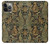 W3661 William Morris Forest Velvet Hülle Schutzhülle Taschen und Leder Flip für iPhone 14 Pro Max