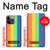 W3699 LGBT Pride Hülle Schutzhülle Taschen und Leder Flip für iPhone 14 Pro Max