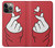 W3701 Mini Heart Love Sign Hülle Schutzhülle Taschen und Leder Flip für iPhone 14 Pro Max