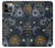 W3702 Moon and Sun Hülle Schutzhülle Taschen und Leder Flip für iPhone 14 Pro Max
