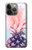 W3711 Pink Pineapple Hülle Schutzhülle Taschen und Leder Flip für iPhone 14 Pro Max