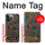 W3815 Psychedelic Art Hülle Schutzhülle Taschen und Leder Flip für iPhone 14 Pro Max